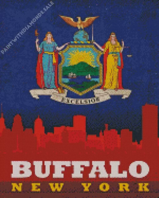 Buffalo New York Poster Diamond Painting