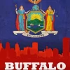 Buffalo New York Poster Diamond Painting