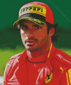 Carlos Sainz Diamond Painting