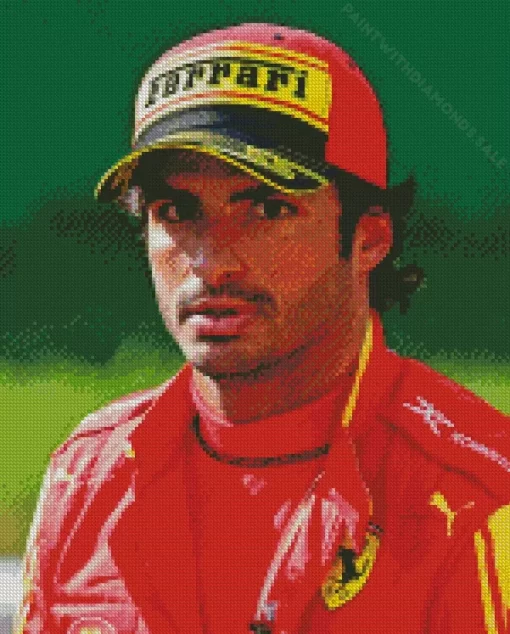 Carlos Sainz Diamond Painting