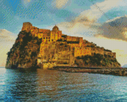 Castello Aragonese Diamond Painting