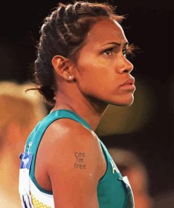 Cathy Freeman Former Runner Diamond Painting