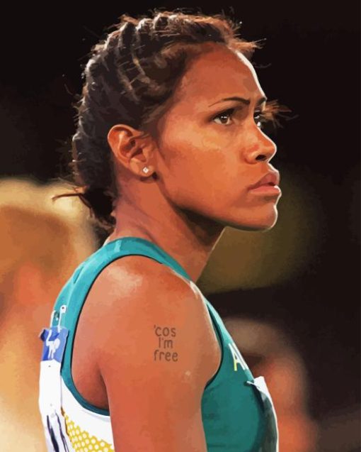 Cathy Freeman Former Runner Diamond Painting