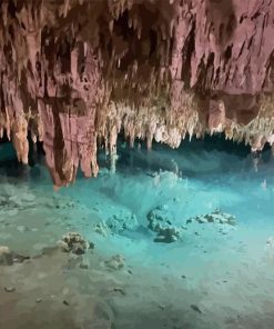 Cenotes Sac Actun Diamond Painting