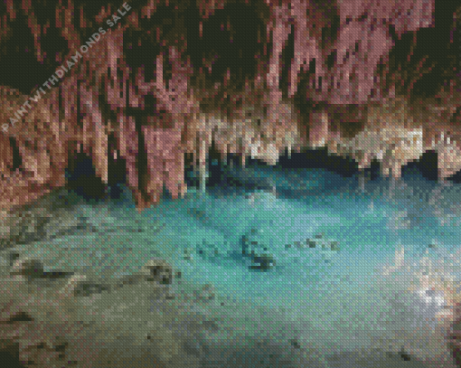 Cenotes Sac Actun Diamond Painting