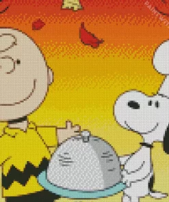 Charlie Brown Thanksgiving Diamond Painting