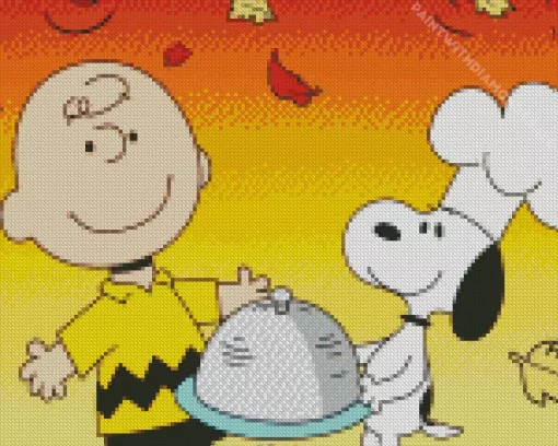 Charlie Brown Thanksgiving Diamond Painting