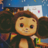 Cheburashka Diamond Painting