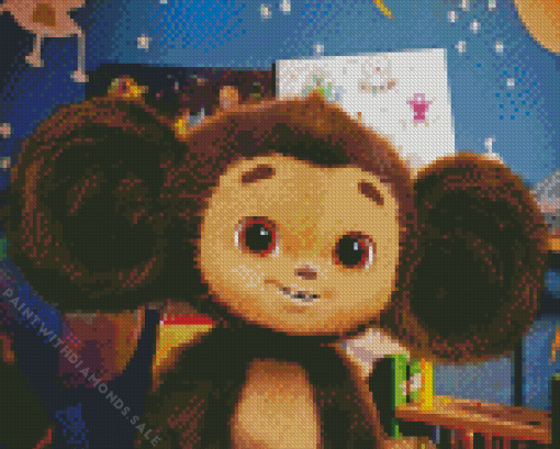 Cheburashka Diamond Painting