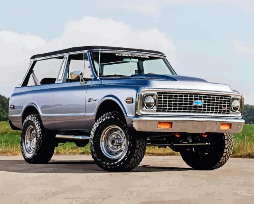 Chevy K5 Blazer Diamond Painting