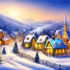 Christmas Village Diamond Painting