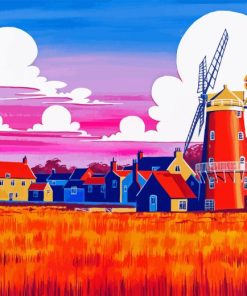 Cley Windmill Diamond Painting