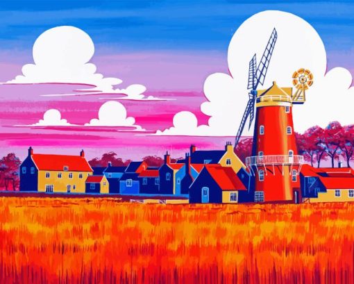 Cley Windmill Diamond Painting