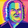 Colorful Johann Sebastian Bach Diamond Painting