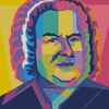 Colorful Johann Sebastian Bach Diamond Painting