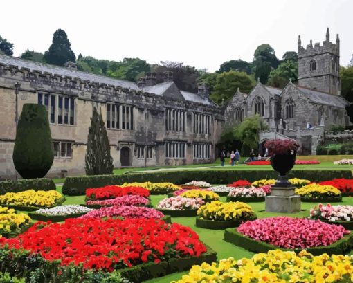 Cornwall Lanhydrock Gardens Diamond Painting