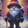 Cute Christmas Dwarf Diamond Painting