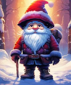 Cute Christmas Dwarf Diamond Painting