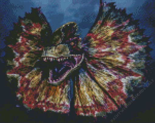 Dinosaur Dilophosaurus Diamond Painting