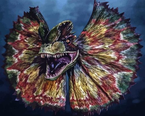 Dinosaur Dilophosaurus Diamond Painting