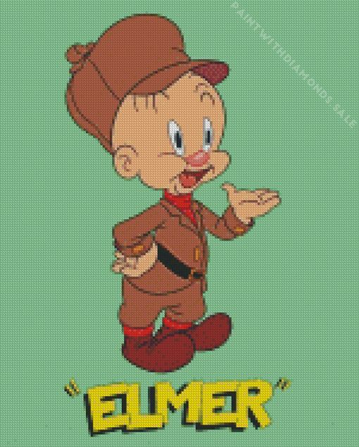 Elmer Fudd Cartoon Diamond Painting