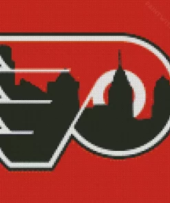 Flyers Logo Diamond Painting