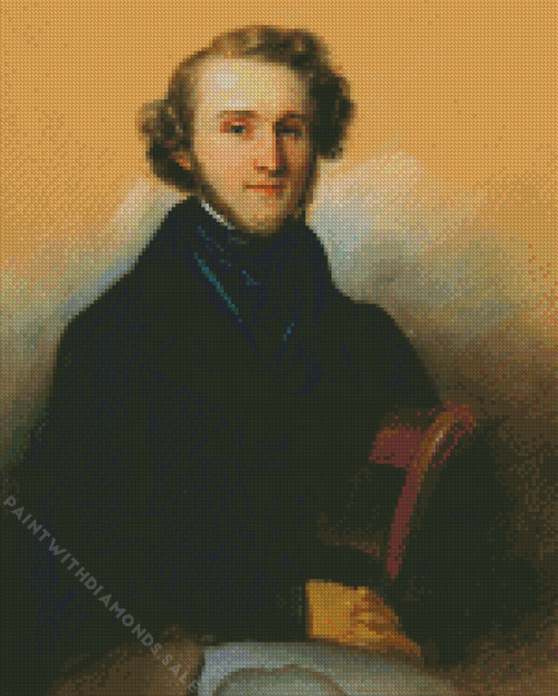 German Composer Felix Mendelssohn Diamond Painting