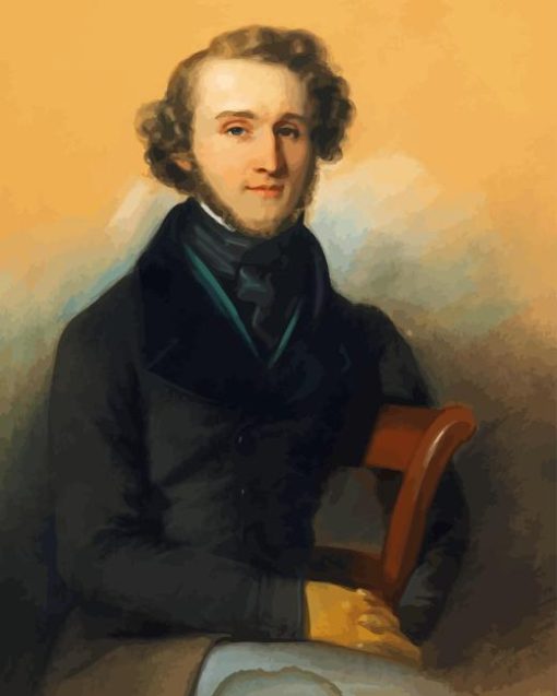 German Composer Felix Mendelssohn Diamond Painting