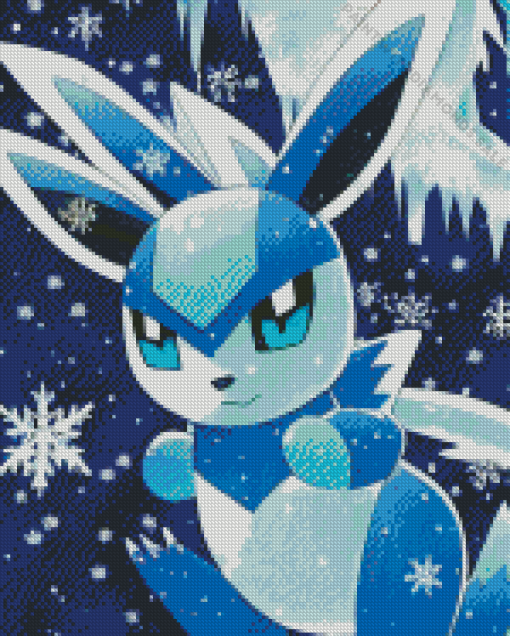 Glaceon Diamond Painting