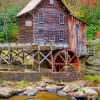 Glade Creek Grist Mill Diamond Painting