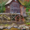 Glade Creek Grist Mill Diamond Painting