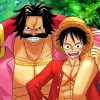 Gol D Roger And Luffy Diamond Painting