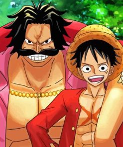 Gol D Roger And Luffy Diamond Painting