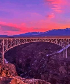 Gorge Bridge Taos Diamond Painting