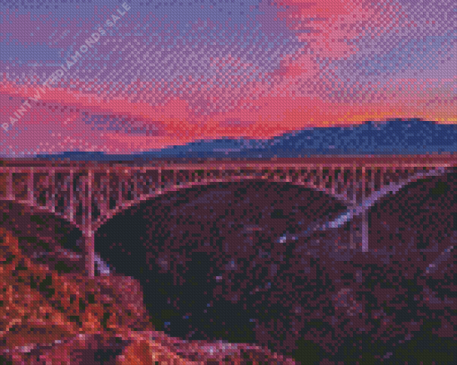 Gorge Bridge Taos Diamond Painting