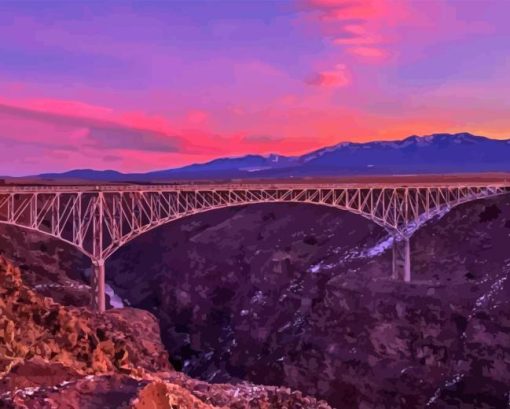 Gorge Bridge Taos Diamond Painting