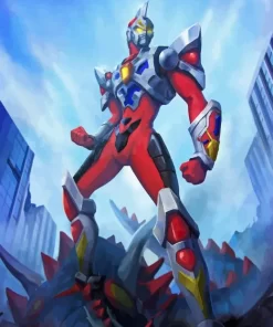 Gridman Diamond Painting