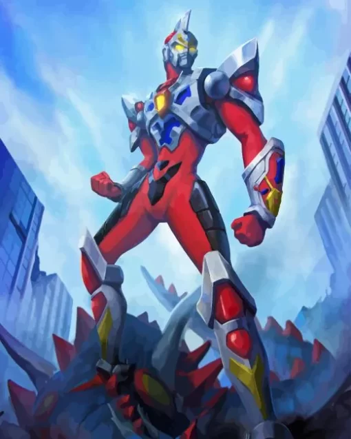 Gridman Diamond Painting