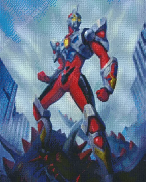 Gridman Diamond Painting