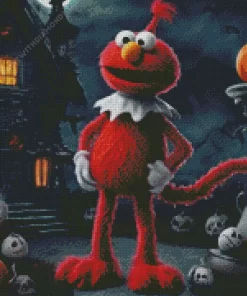 Halloween Elmo Diamond Painting