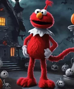 Halloween Elmo Diamond Painting