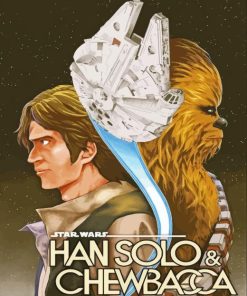 Han Solo And Chewbacca Diamond Painting