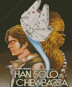 Han Solo And Chewbacca Diamond Painting