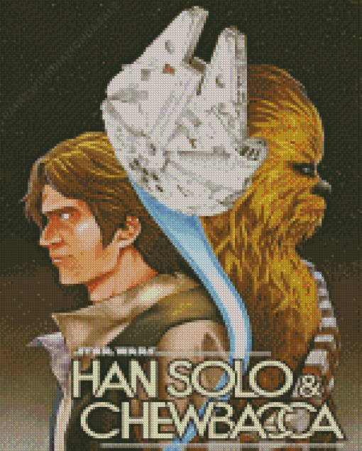 Han Solo And Chewbacca Diamond Painting