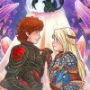 Hiccup And Astrid Diamond Painting