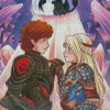 Hiccup And Astrid Diamond Painting