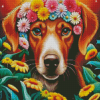 Hippie Dog Diamond Painting