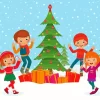 Illustration Christmas Children Diamond Painting