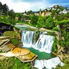 Jajce Falls Art Diamond Painting