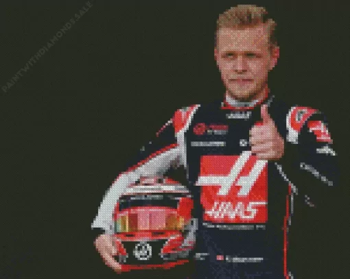 Kevin Magnussen Racer Diamond Painting